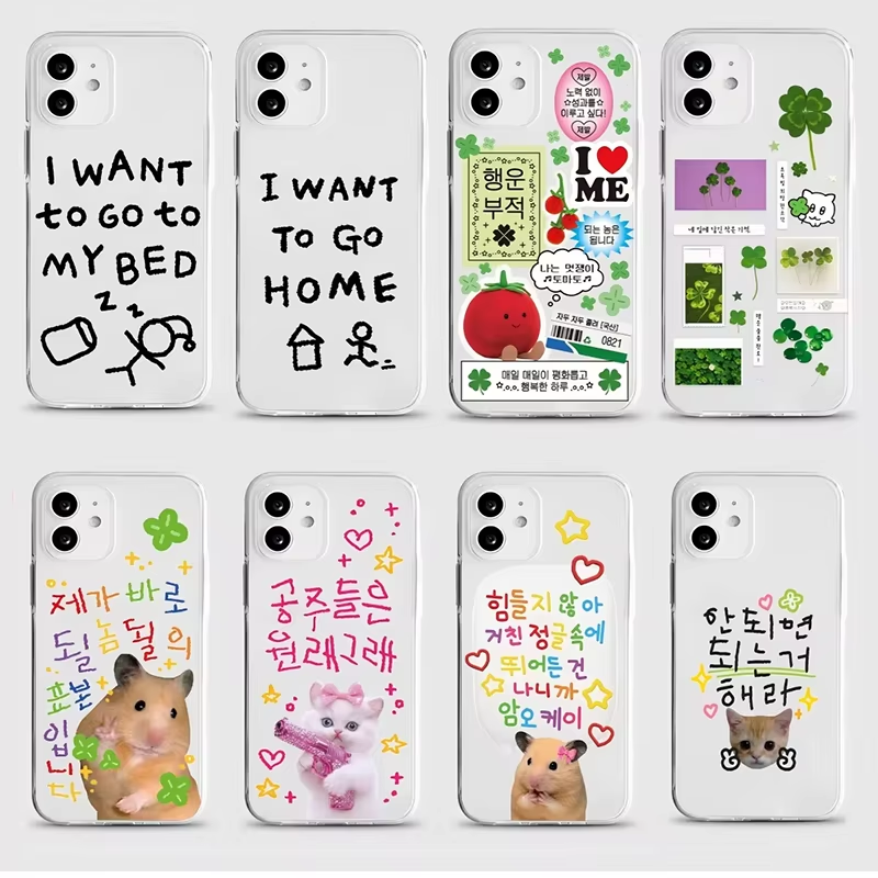 Phone Cases Otterbox - Korean Ins Cute Four Leaf Clover