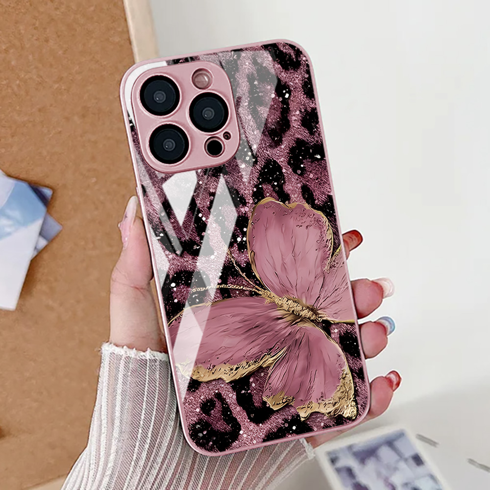 Phone Cases Otterbox - Butterfly Leopard Print Phone Case For