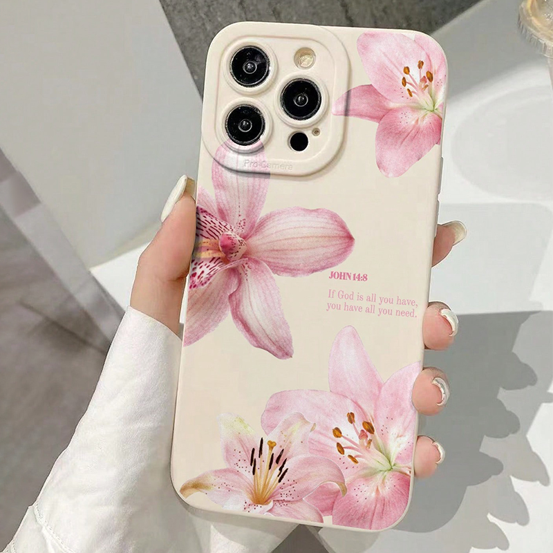Blue Floral Painted Silicone I - Phone Cases Otterbox 评论和价格