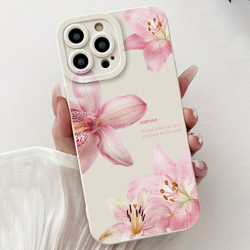 Blue Floral Painted Silicone I - Phone Cases Otterbox 评论和价格