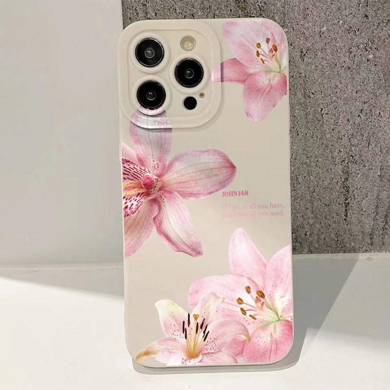 Blue Floral Painted Silicone I - Phone Cases Otterbox 评论和价格