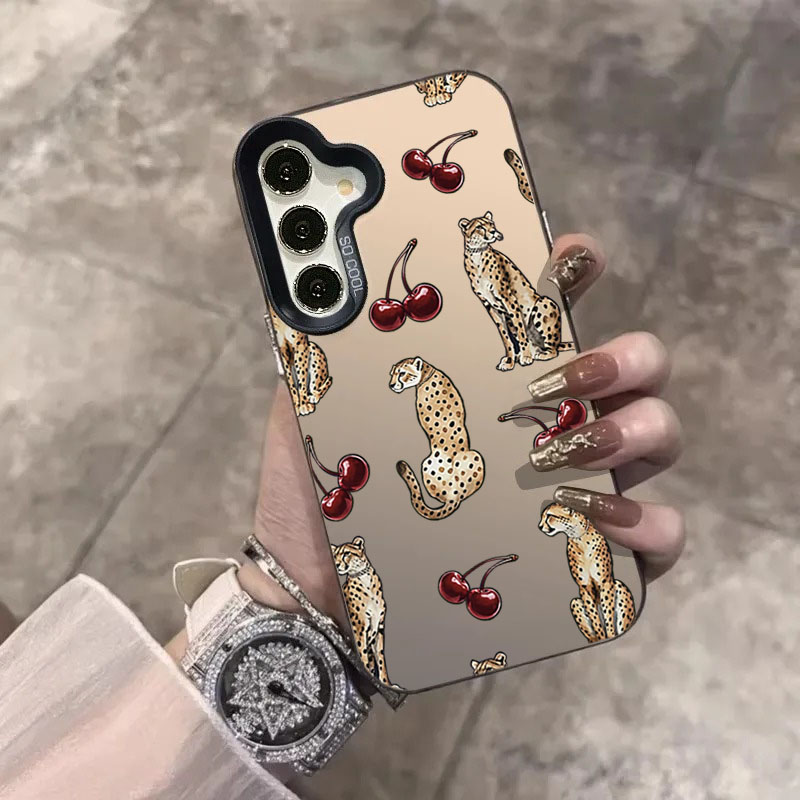 Cherry Leopard Design Laser Ph - Phone Cases Designer 评论和价格