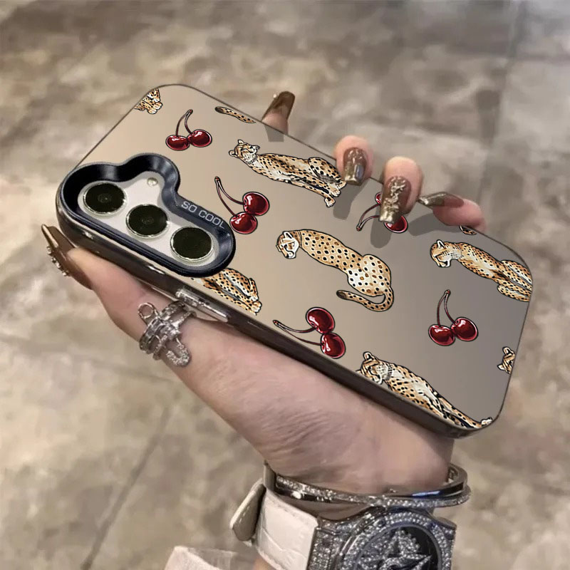 Cherry Leopard Design Laser Ph - Phone Cases Designer 评论和价格