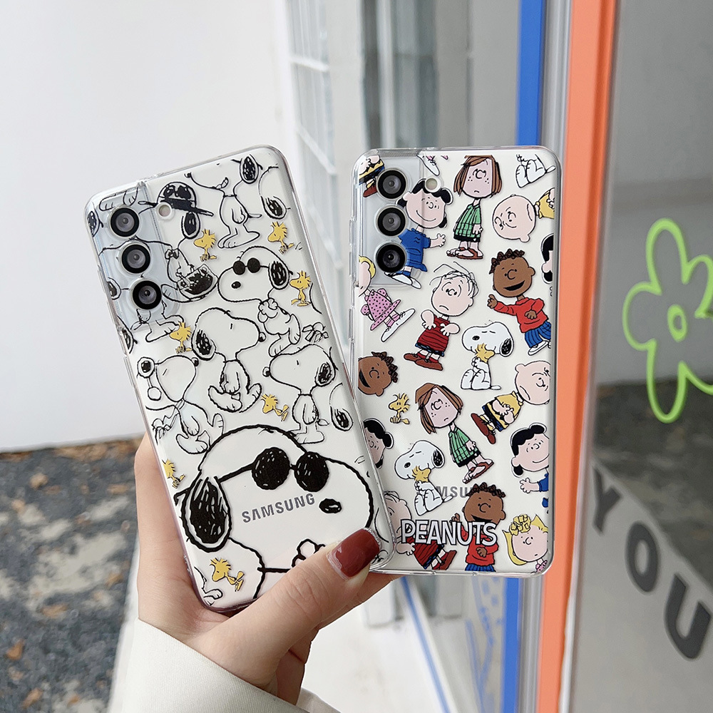 Cute Cartoon Peanut Snoopy Cha - Cute Anime Case 评论和价格