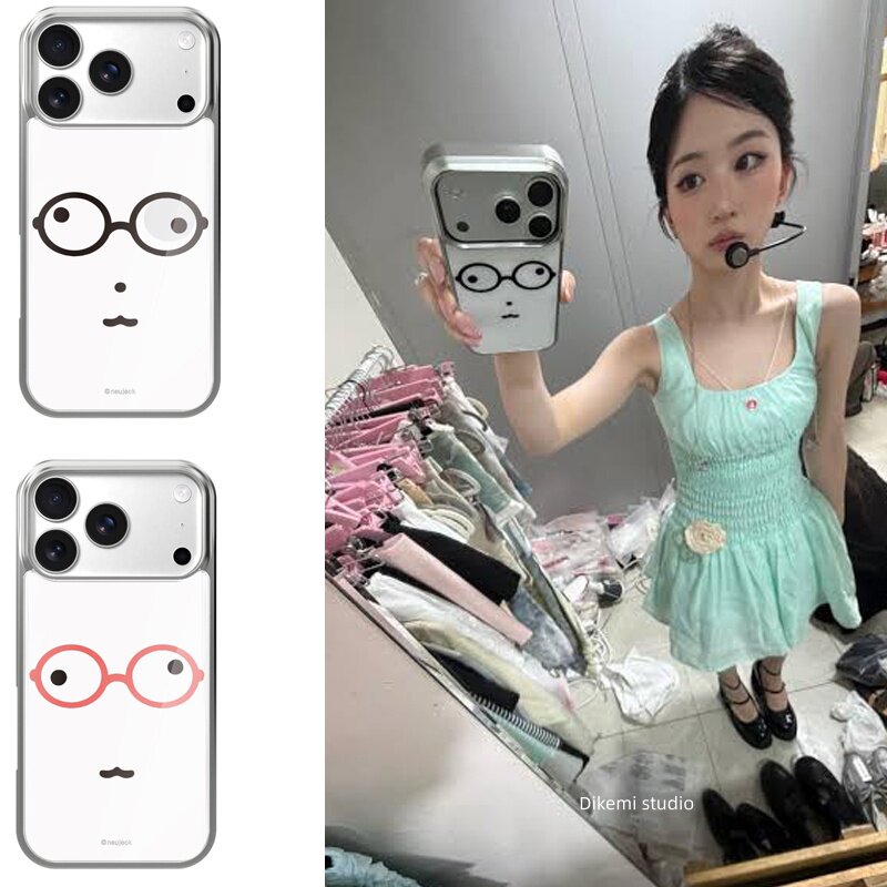 INS Korea Kawaii Cute Glasses  - Phone Cases Kawaii 评论和价格