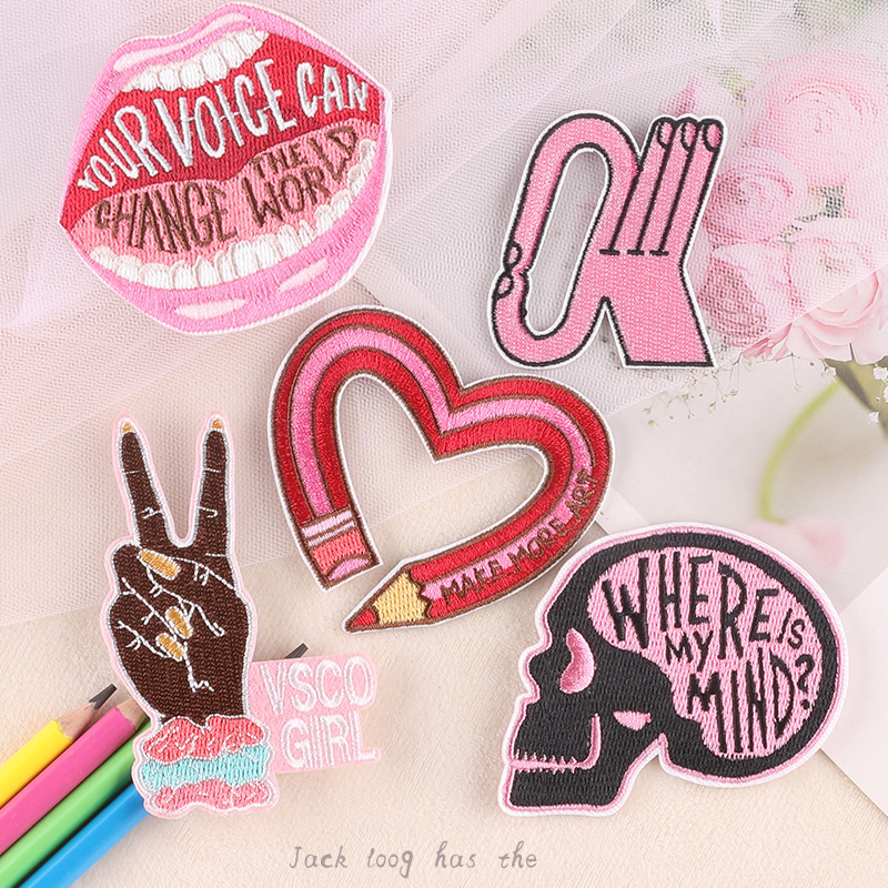 Iron On Patches Pink Girl Love - Phone Cases Eco Friendly 评论和价格