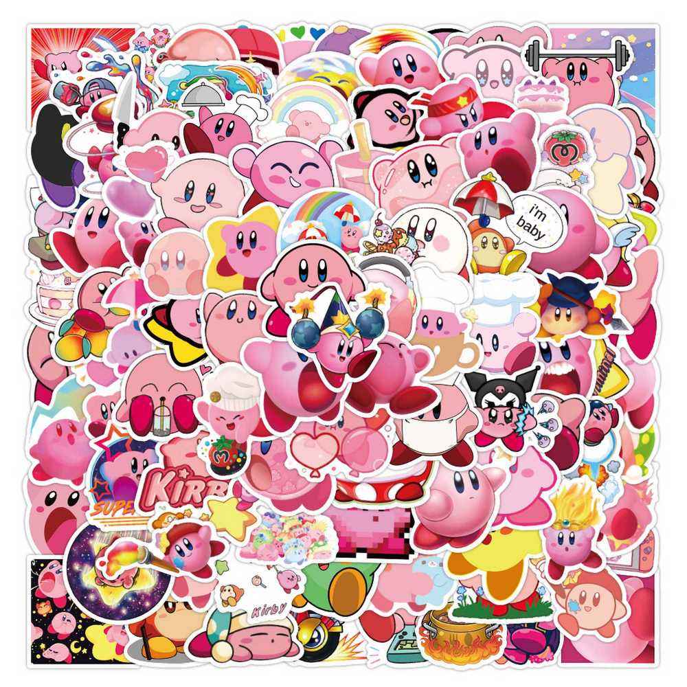 100pcs Cartoon Game Kirby Stic - Phone Cases Kids 评论和价格