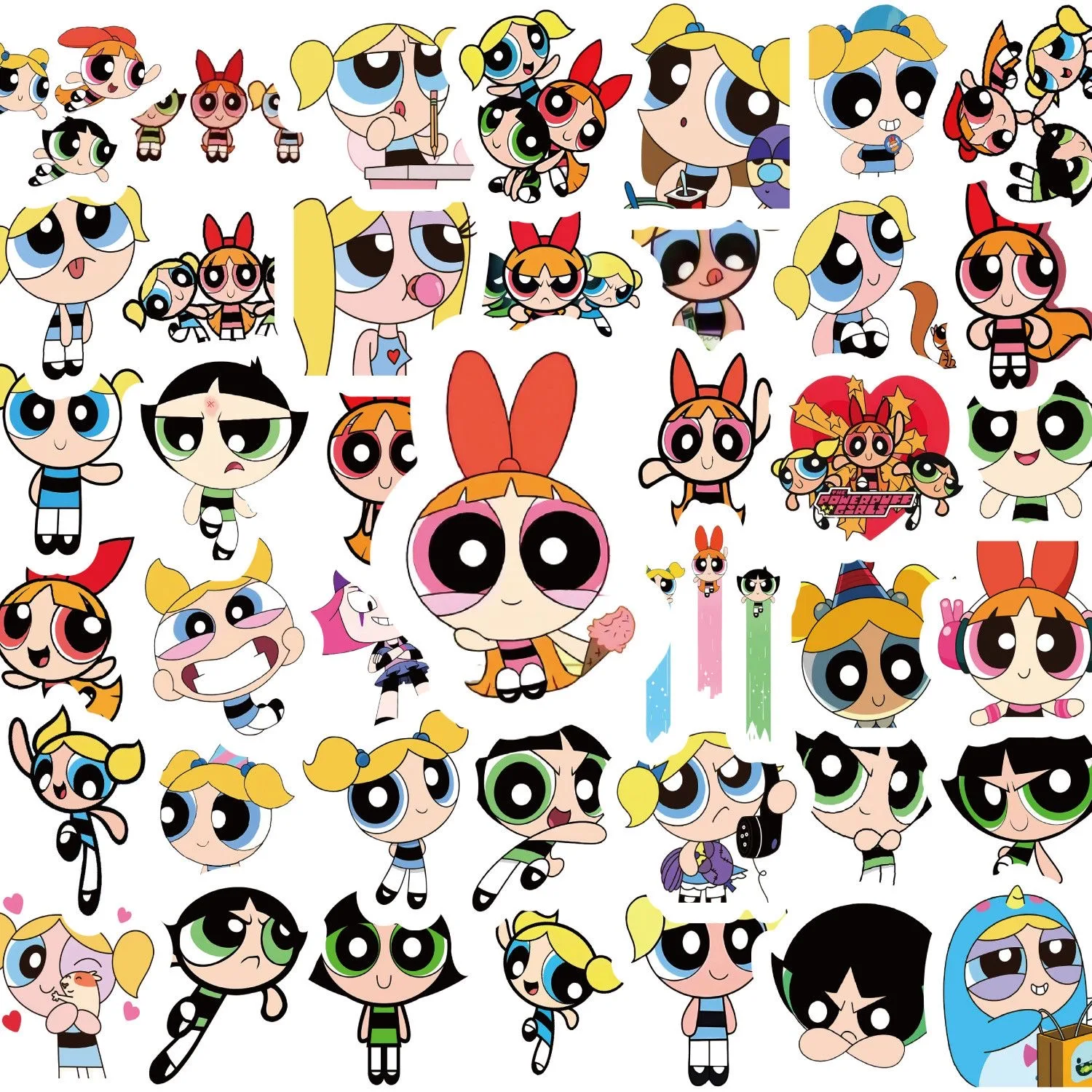 100pcs Powerpuff Girls Sticker - Phone Cases Kids 评论和价格