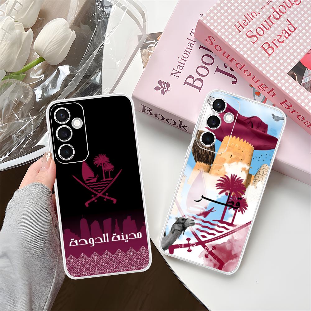 Qatar Flag Clear Mobile Phone  - Phone Cases Qatar 评论和价格