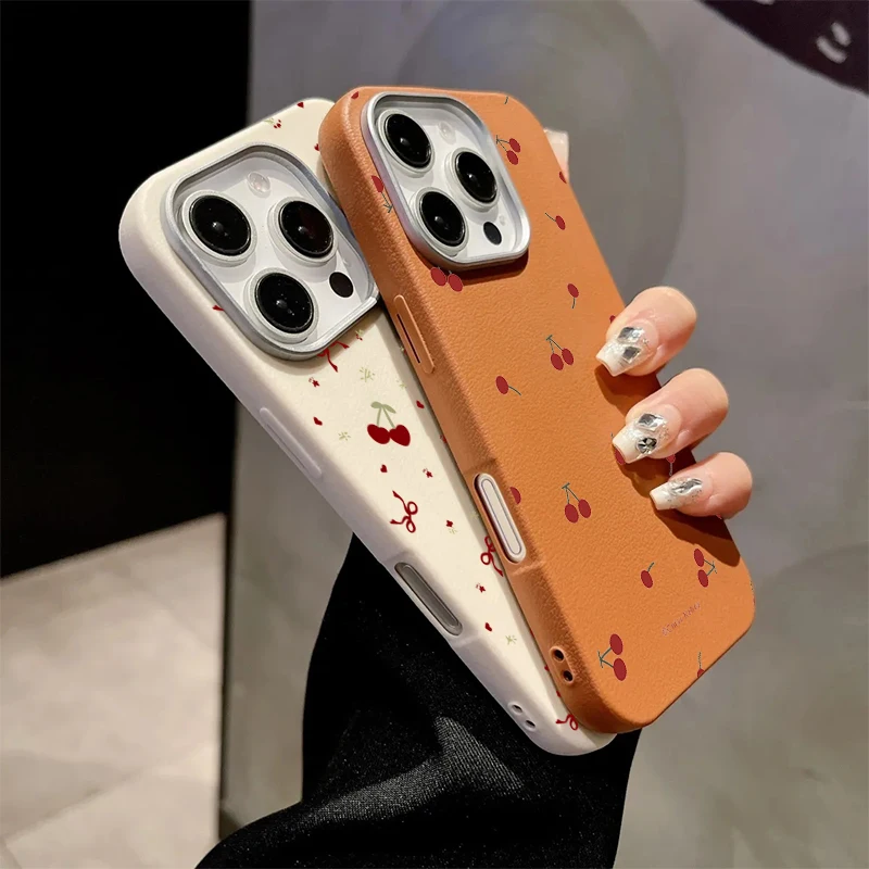 INS Cute Cartoon Cherry Patter - Cute Anime Case 评论和价格