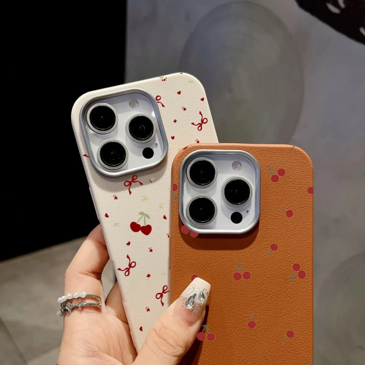 INS Cute Cartoon Cherry Patter - Cute Anime Case 评论和价格