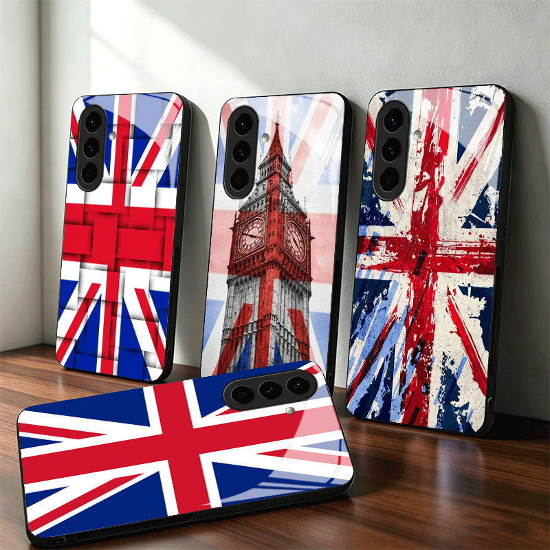 Union Jack England UK Flag Gla - Phone Cases Uk Samsung 评论和价格