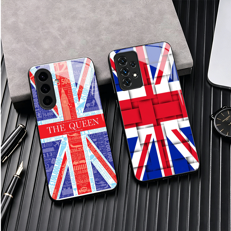 Union Jack England UK Flag Gla - Phone Cases Uk Samsung 评论和价格
