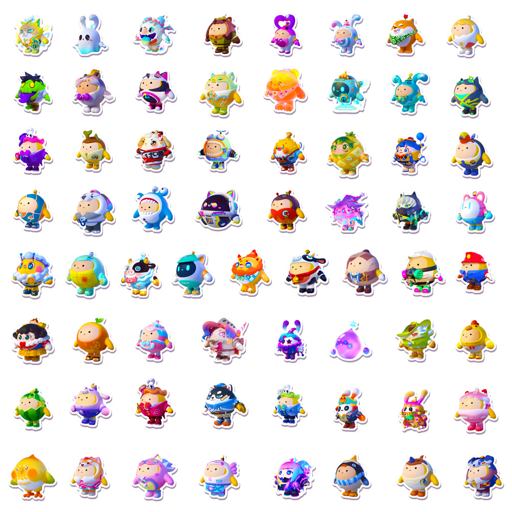 50Pcs Kawaii Eggy Party Cartoo - Phone Cases Kids 评论和价格