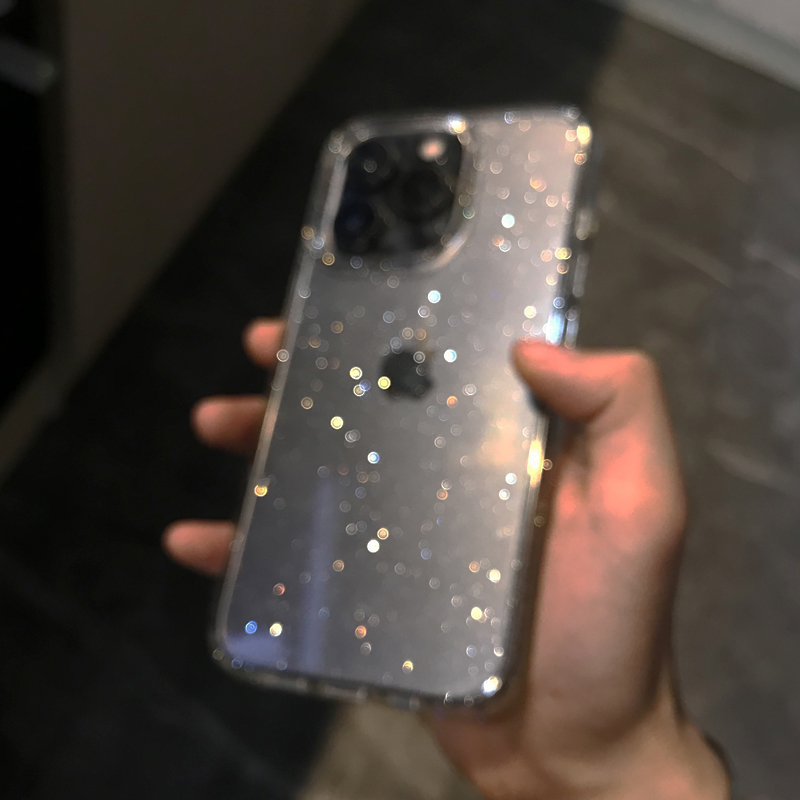Transparent Simple Glitter Pho - Phone Cases Expensive 评论和价格
