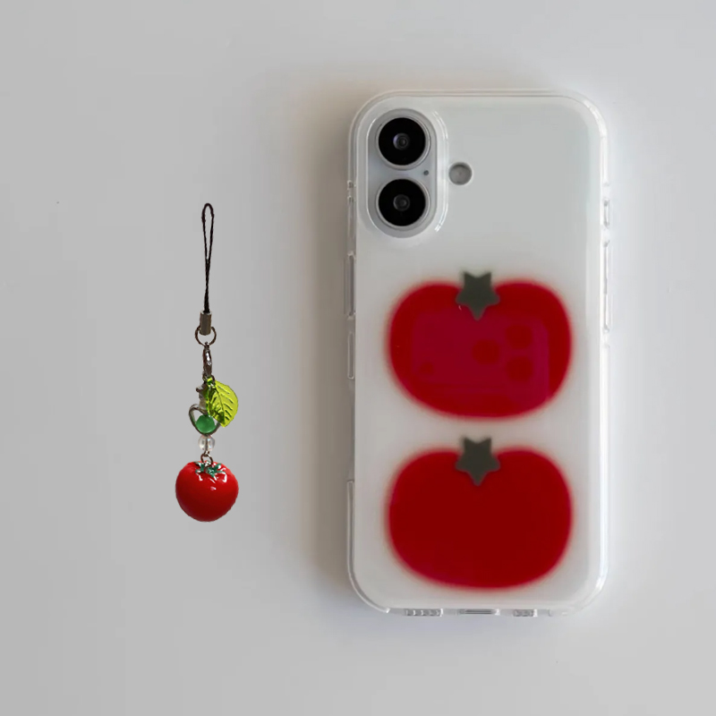 Korean Ins Two Ted Tomato Cart - Phone Cases Kawaii 评论和价格