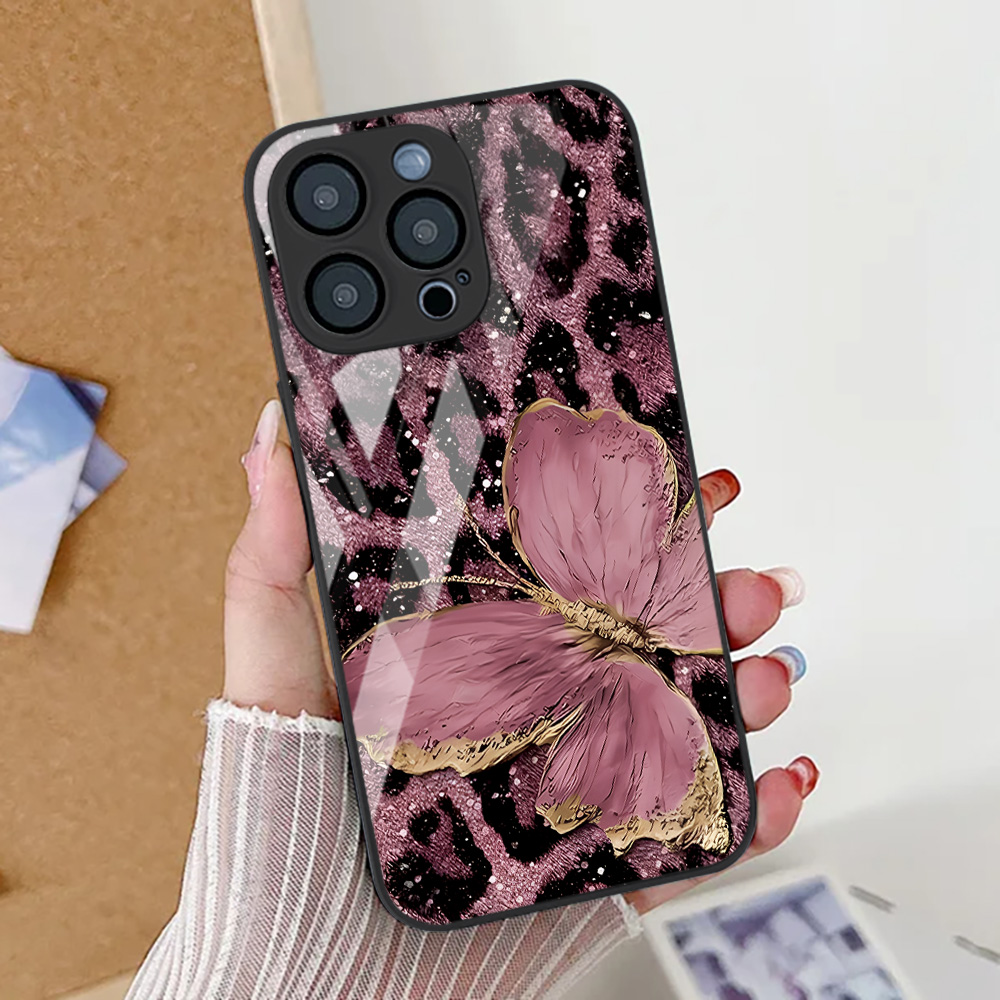 Butterfly Leopard Print Phone  - Phone Cases Otterbox 评论和价格