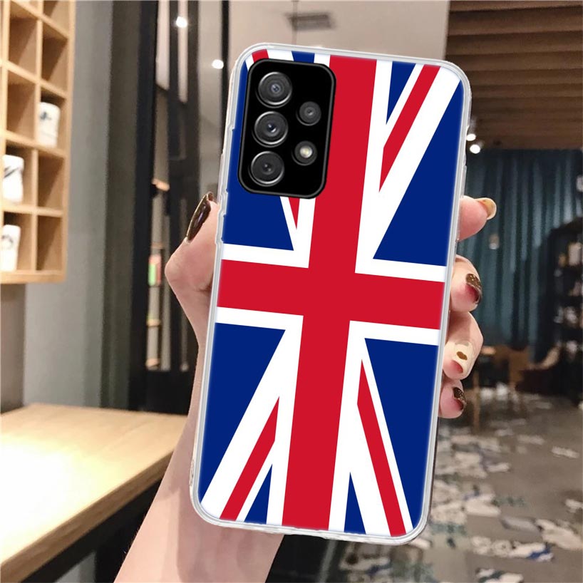 Union Jack England UK Flag Sil - Phone Cases Uk Samsung 评论和价格