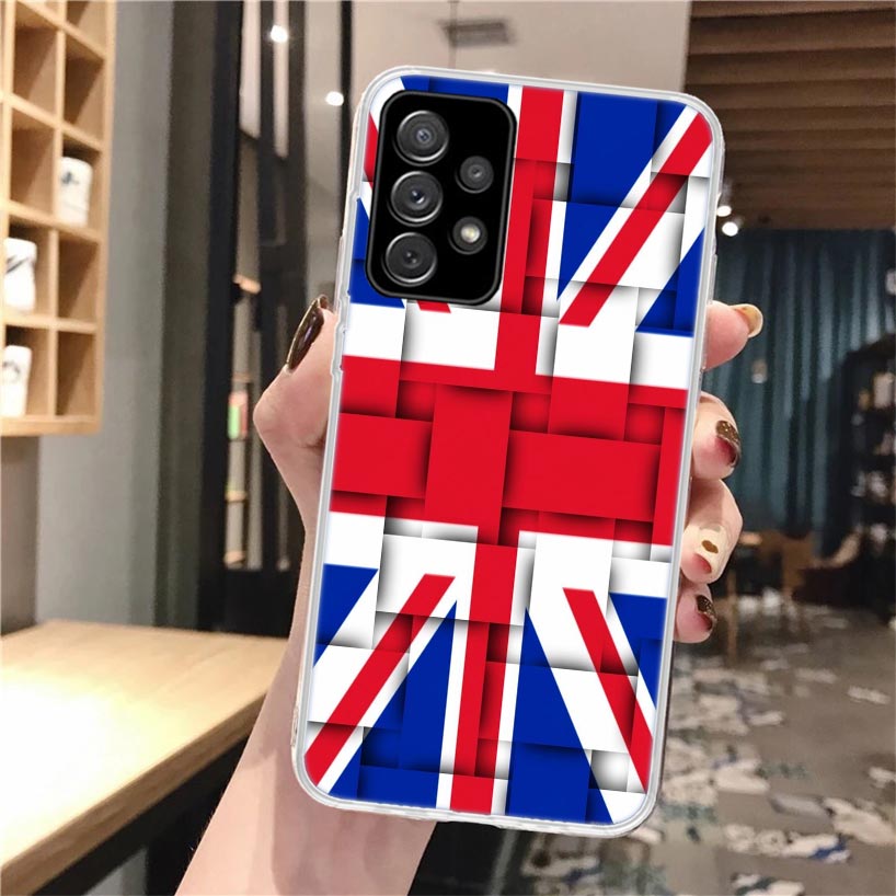 Union Jack England UK Flag Sil - Phone Cases Uk Samsung 评论和价格
