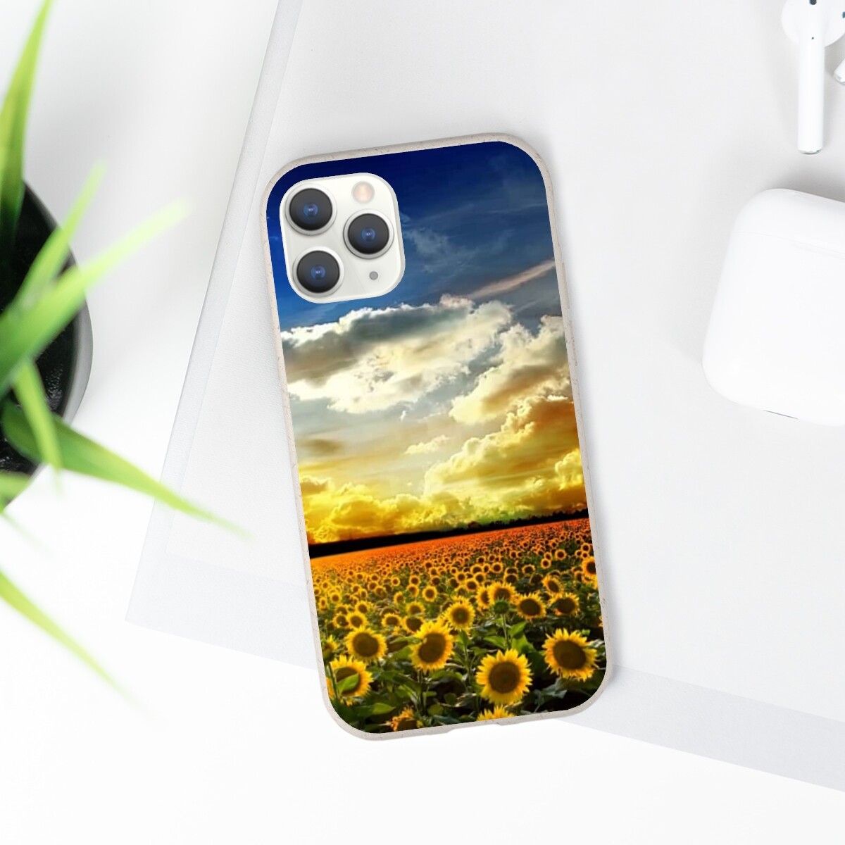 Beautiful Scenic Sunflower Flo - Phone Cases Biodegradable 评论和价格