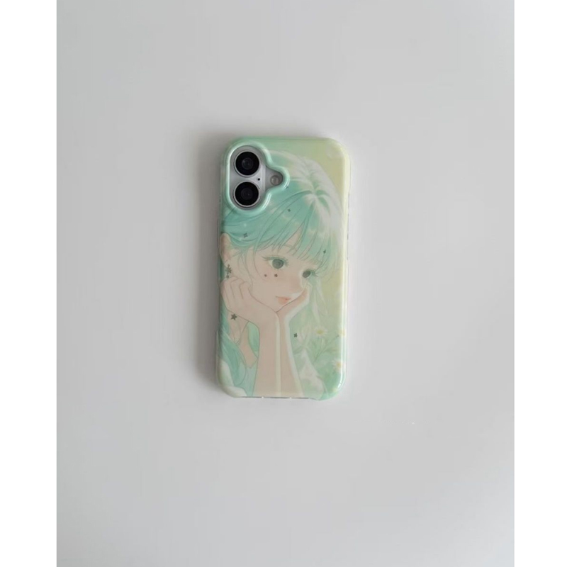 New Japanese Anime Green Girl  - Phone Cases Kawaii 评论和价格