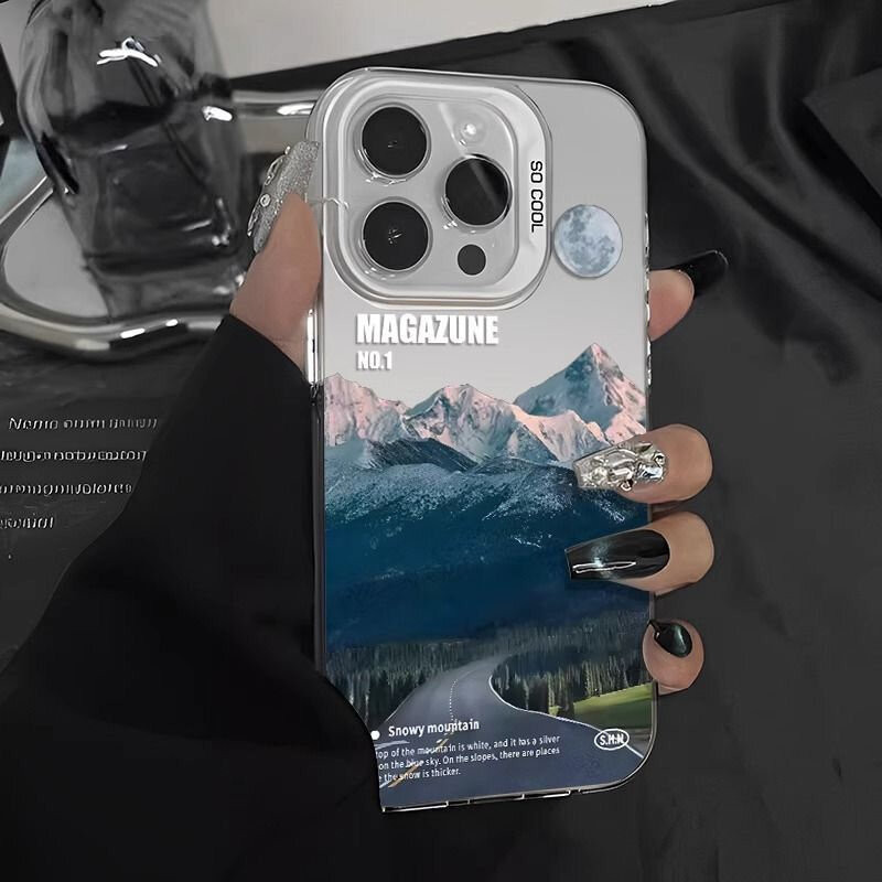Snow Mountain Road Landscape P - Phone Cases Vogue 评论和价格