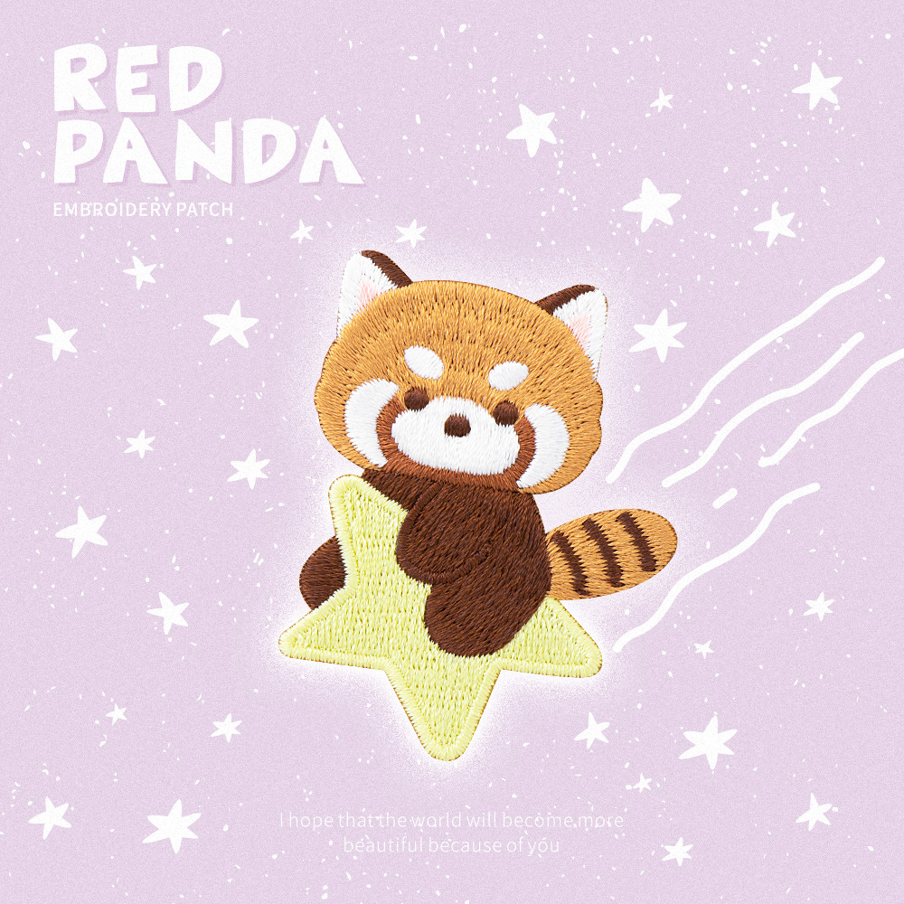 Cute Red Panda Embroidery Patc - Phone Cases Eco Friendly 评论和价格