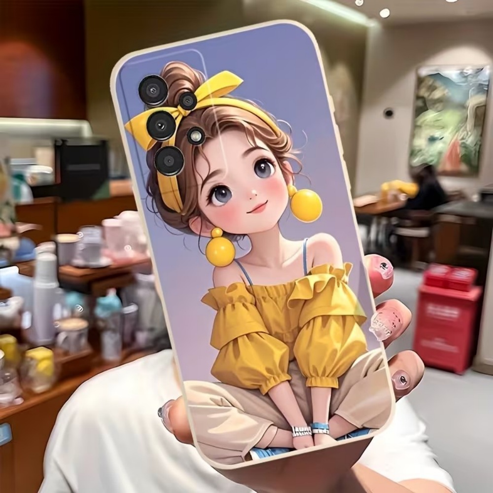 Cute Cartoon Girl Pattern Desi - Phone Cases Designer 评论和价格
