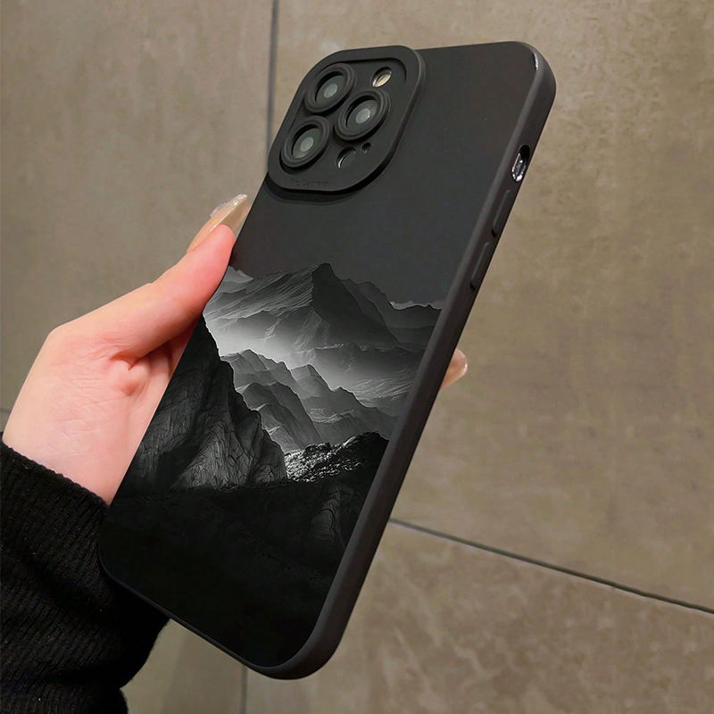 Black Mountain INS Design Sili - Phone Cases Designer 评论和价格