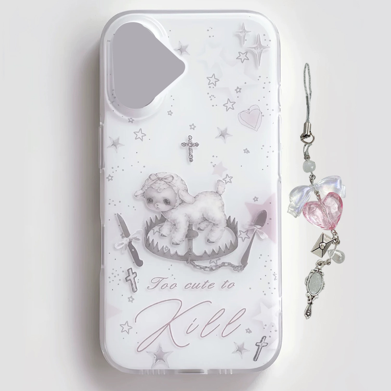 Y2k Korean INS Creative Cute P - Phone Cases Kawaii 评论和价格