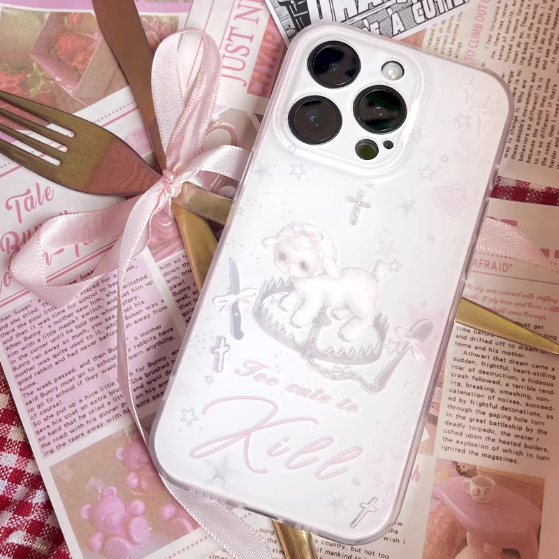 Y2k Korean INS Creative Cute P - Phone Cases Kawaii 评论和价格