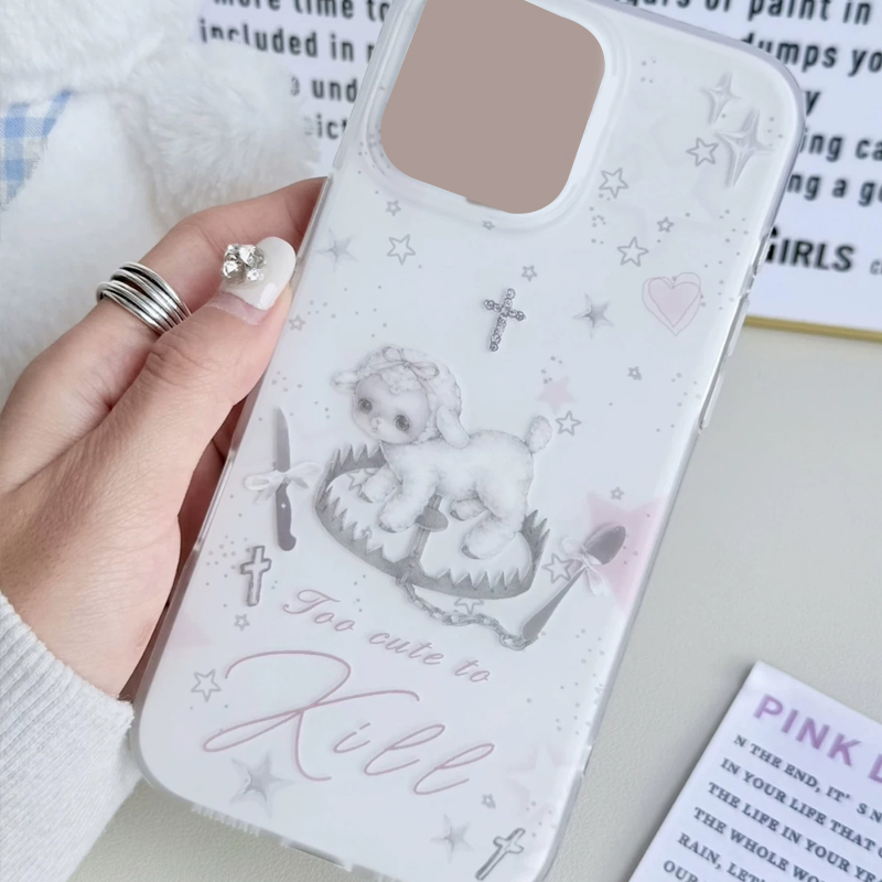 Y2k Korean INS Creative Cute P - Phone Cases Kawaii 评论和价格