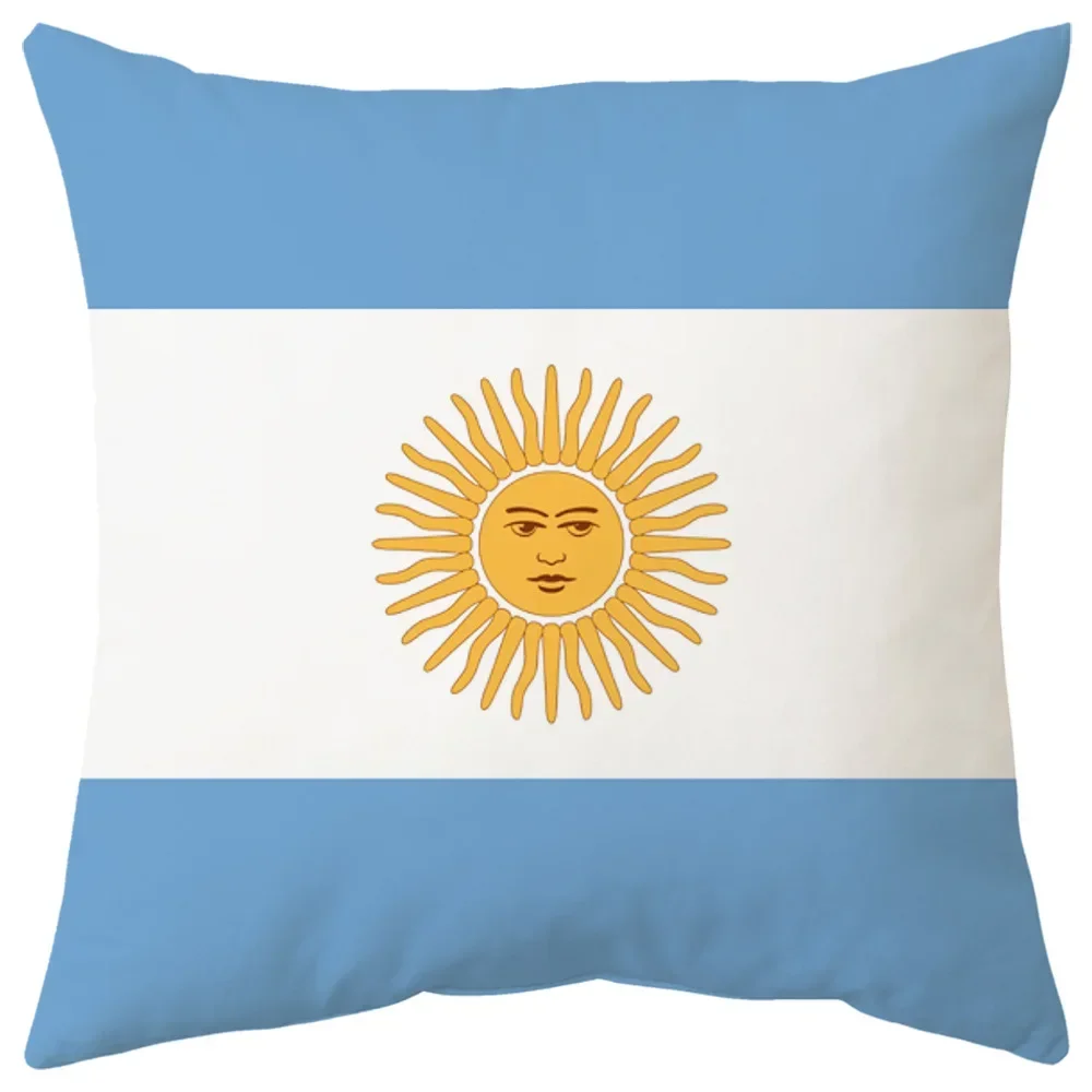 National Flags Printed Pillow  - Phone Cases Qatar 评论和价格