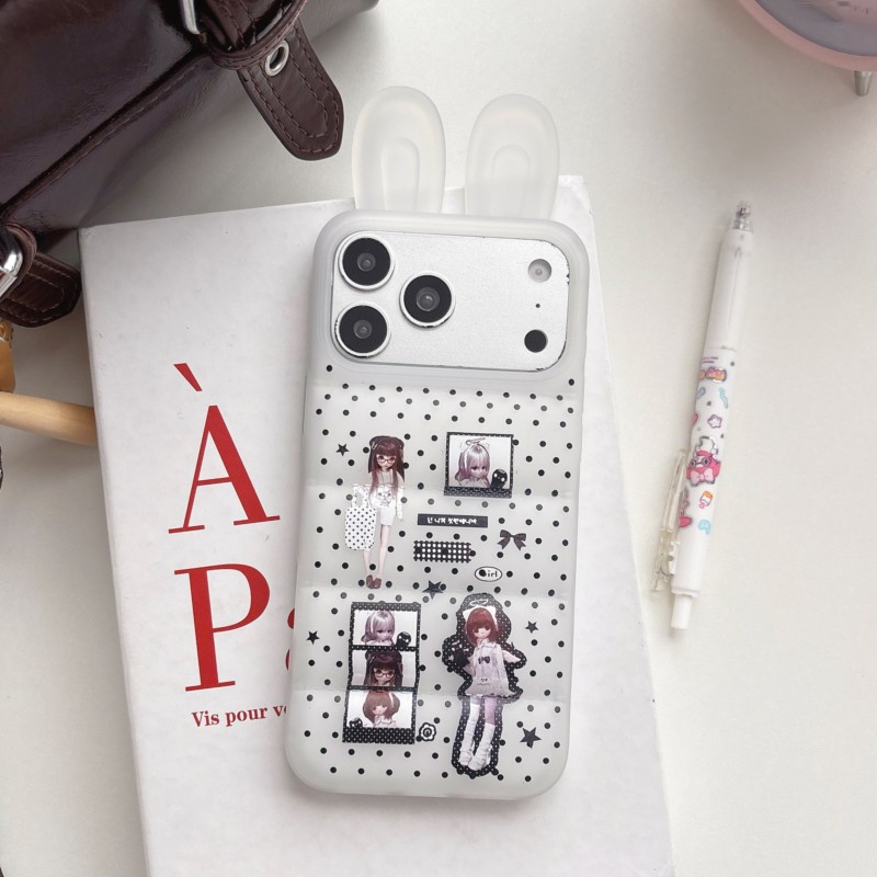 Japanese Y2K Cute Bunny Ear Ph - Cute Anime Case 评论和价格